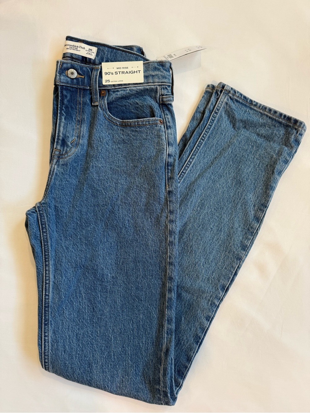 Abercrombie 90's Straight Mid-Rise Women's Jeans